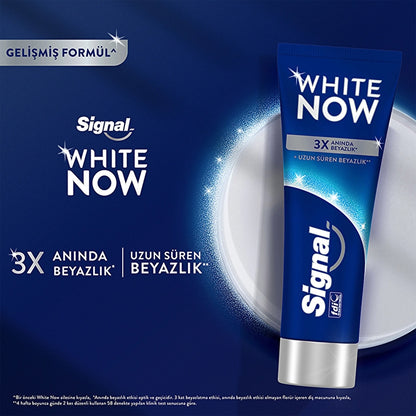 Signal White Now Instant Whitening Anti-Stain Toothpaste 75 ml
