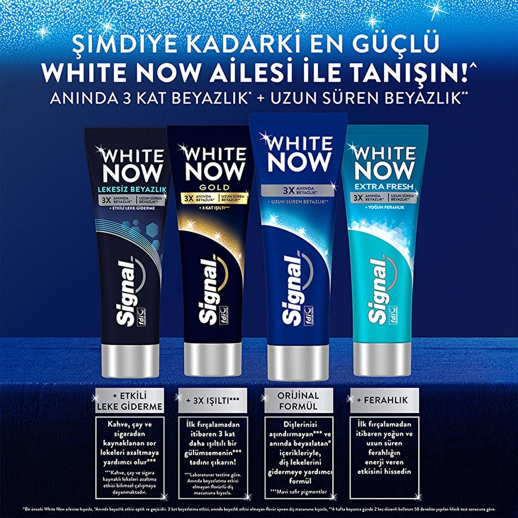 Signal White Now Instant Whitening Anti-Stain Toothpaste 75 ml