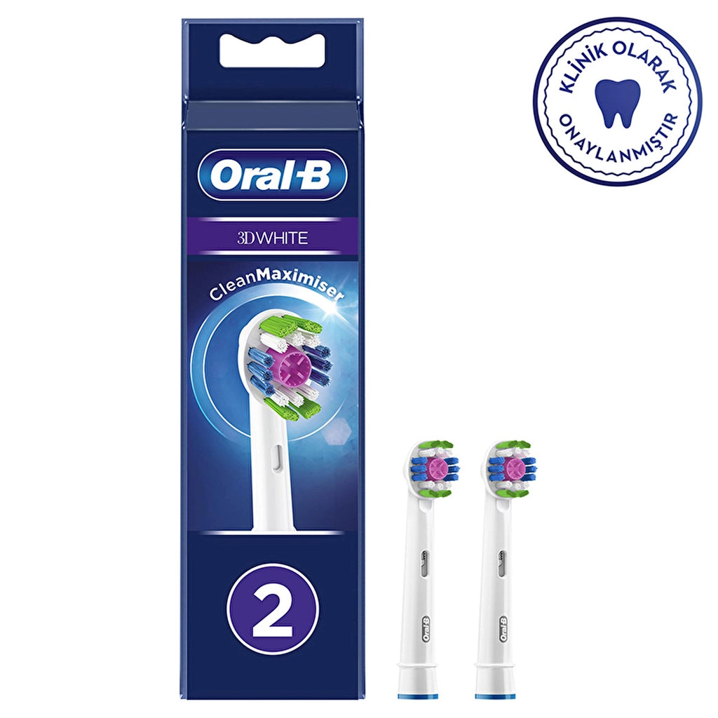 Oral-B Spare Head 3D White 2-pack