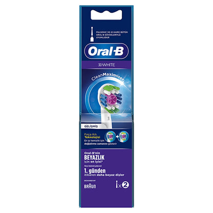 Oral-B Spare Head 3D White 2-pack