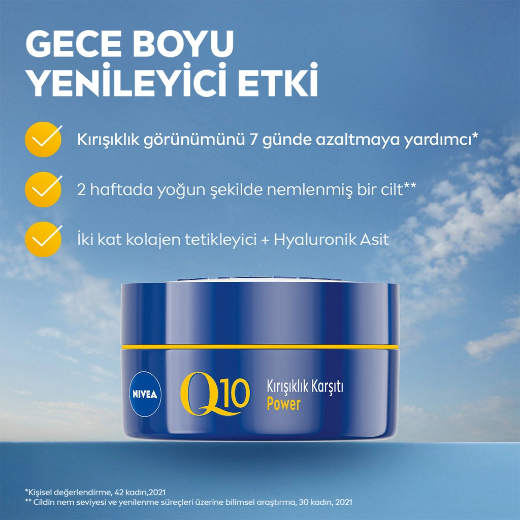Nivea Q10 Power Anti-Wrinkle and Regenerating Night Face Cream 50 ml