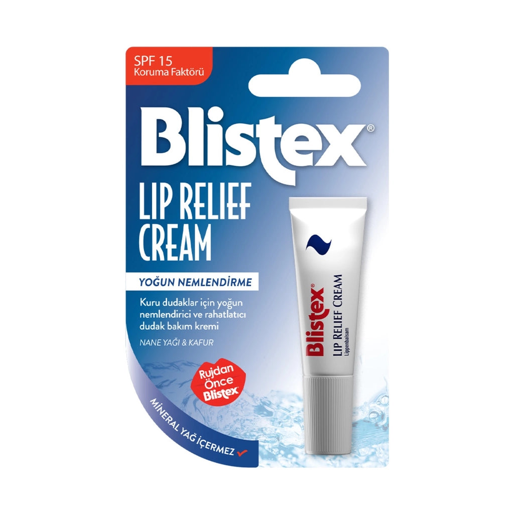 Blistex Lip Relief Cream SPF 15 Lip Care Cream &amp; Pre-Lipstick Balm 6 ml