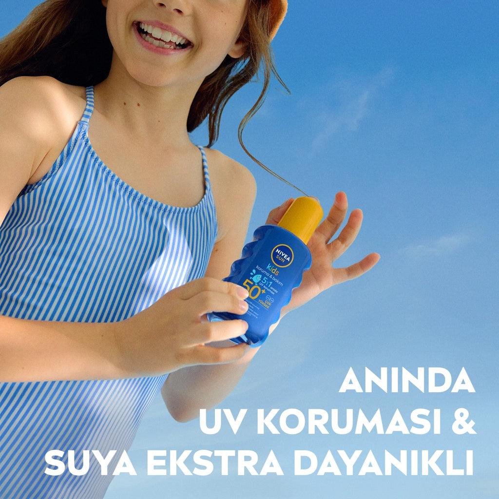 Nivea Sun SPF50+ Protection and Care High Sun Protection Spray for Children 200 ml