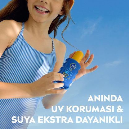 Nivea Sun SPF50+ Protection and Care High Sun Protection Spray for Children 200 ml