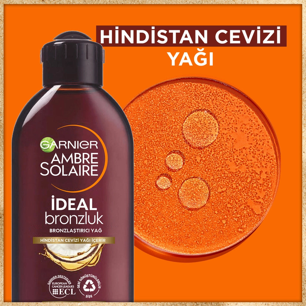 Garnier Ambre Solaire Ideal Tan Bronzing Oil 200 ml