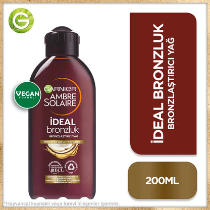 Garnier Ambre Solaire Ideal Tan Bronzing Oil 200 ml