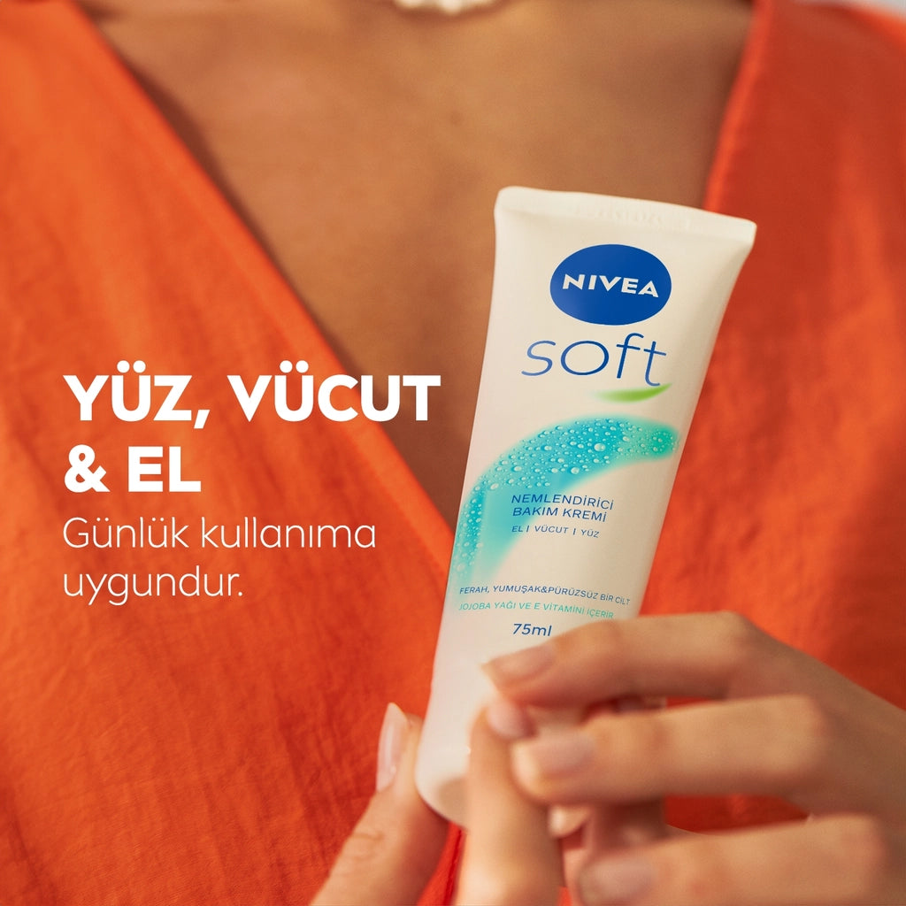 Nivea Soft Moisturizing Jojoba Oil Care Cream 75 ml