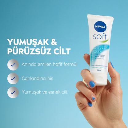 Nivea Soft Moisturizing Jojoba Oil Care Cream 75 ml