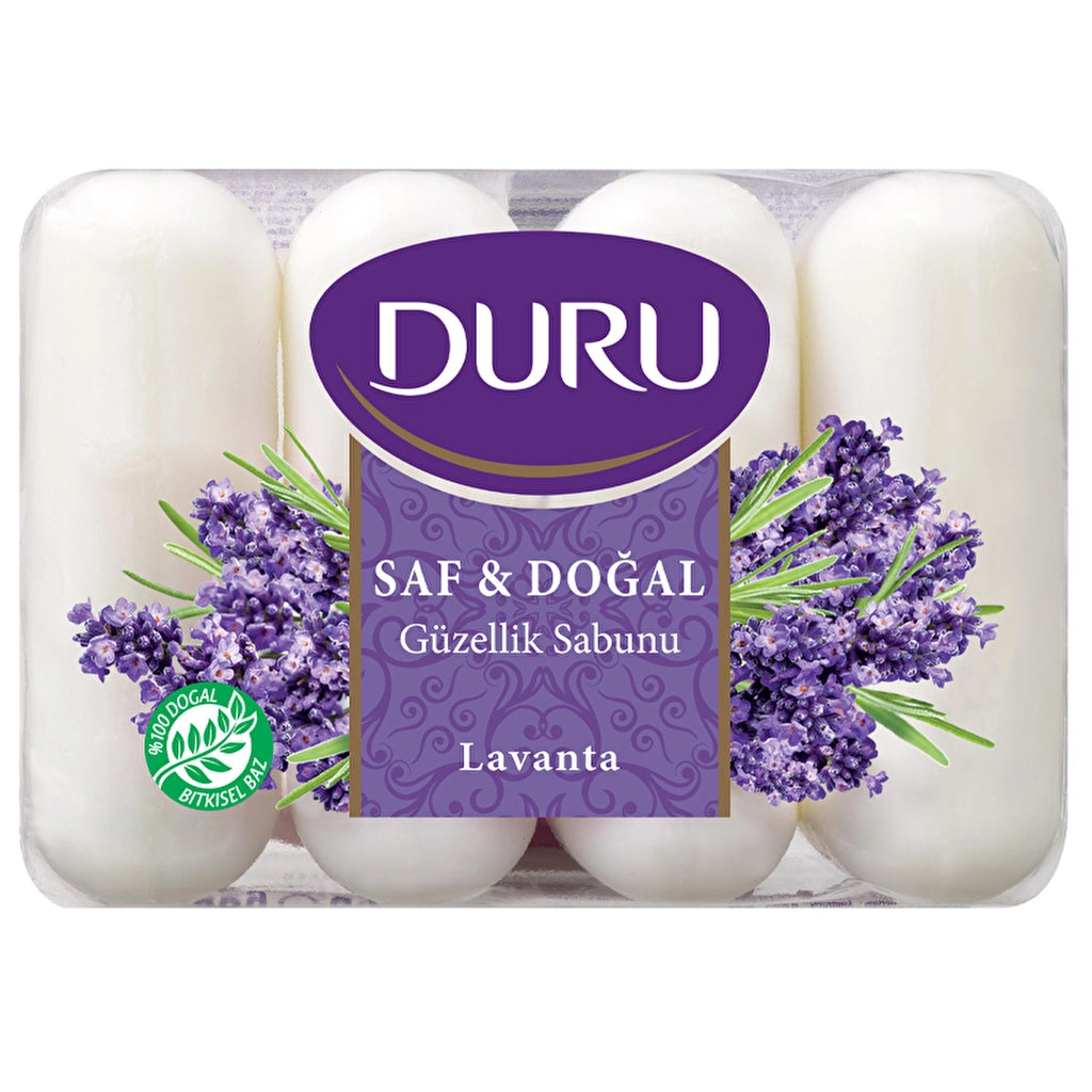 Duru Pure &amp; Natural Lavender Beauty Soap 4x70 gr