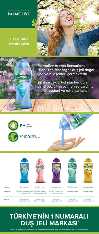 Palmolive Aroma Sensations Feel The Massage Skin Renewing Bath and Shower Gel 250 ml