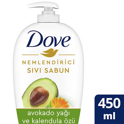 Dove Avocado Oil and Calendula Extract Liquid Soap 450 ml
