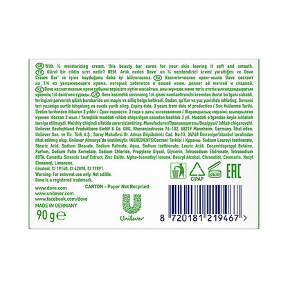 Dove Beauty Cream Bar Go Fresh Fresh Touch Moisturizing Cream Soap 90 gr