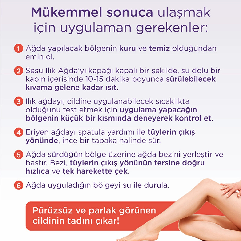 Sesu Warm Wax Orange 250 gr