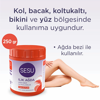 Sesu Warm Wax Orange 250 gr