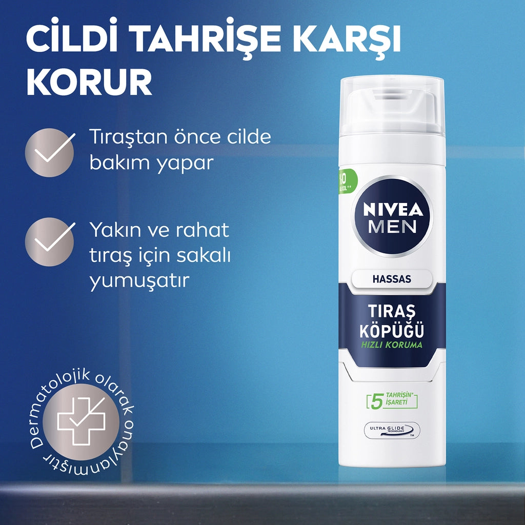 Nivea Men Sensitive Shaving Foam 200 ml