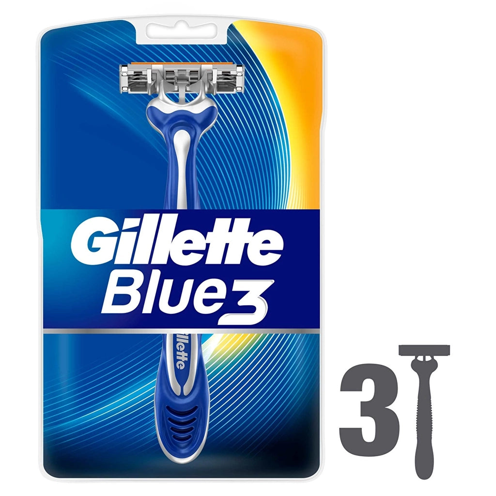 Gillette Blue3 Disposable Razor Set of 3