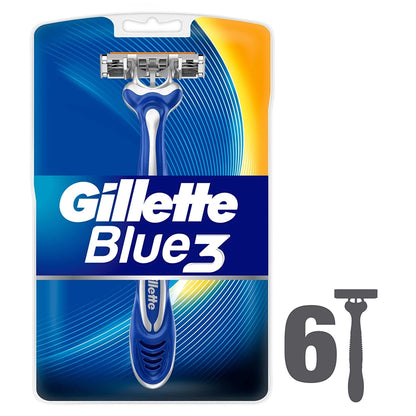 Gillette Blue3 Disposable Razor Set of 6