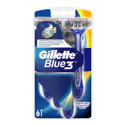 Gillette Blue3 Disposable Razor Set of 6