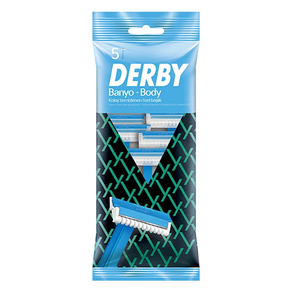 Derby Bathroom 5-Pack Disposable Razor