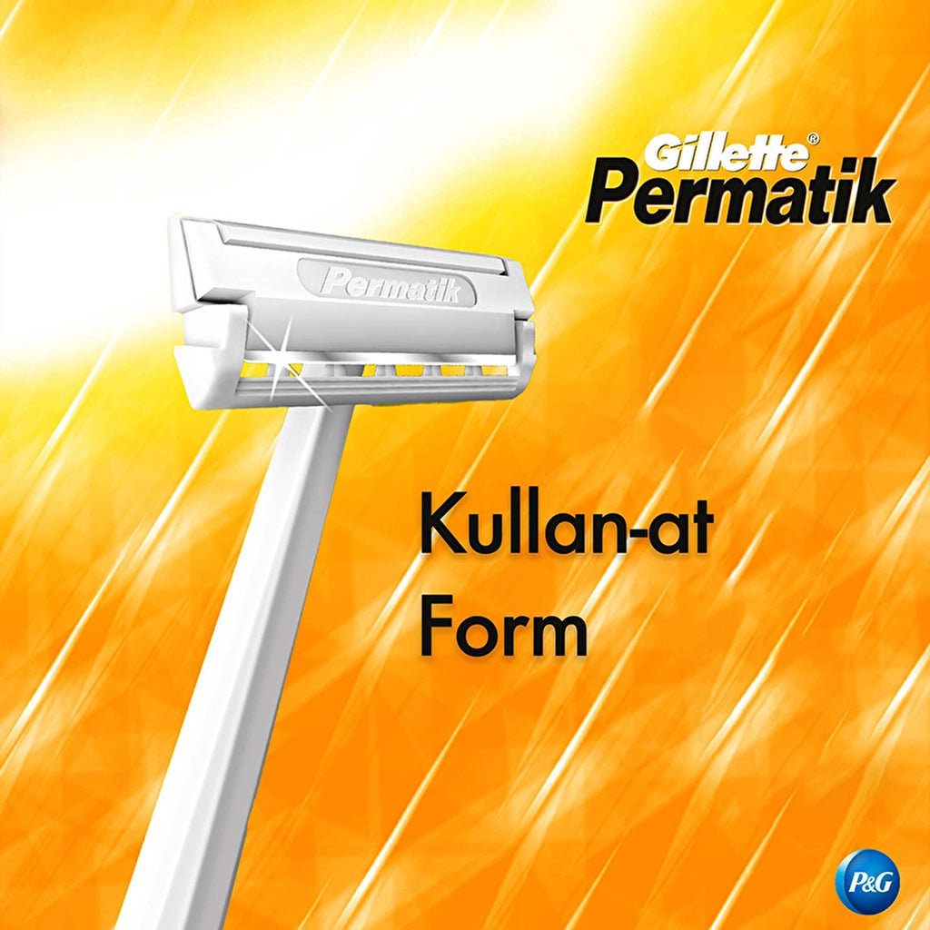Gillette Permatik 1 Disposable Razor 10 Pack