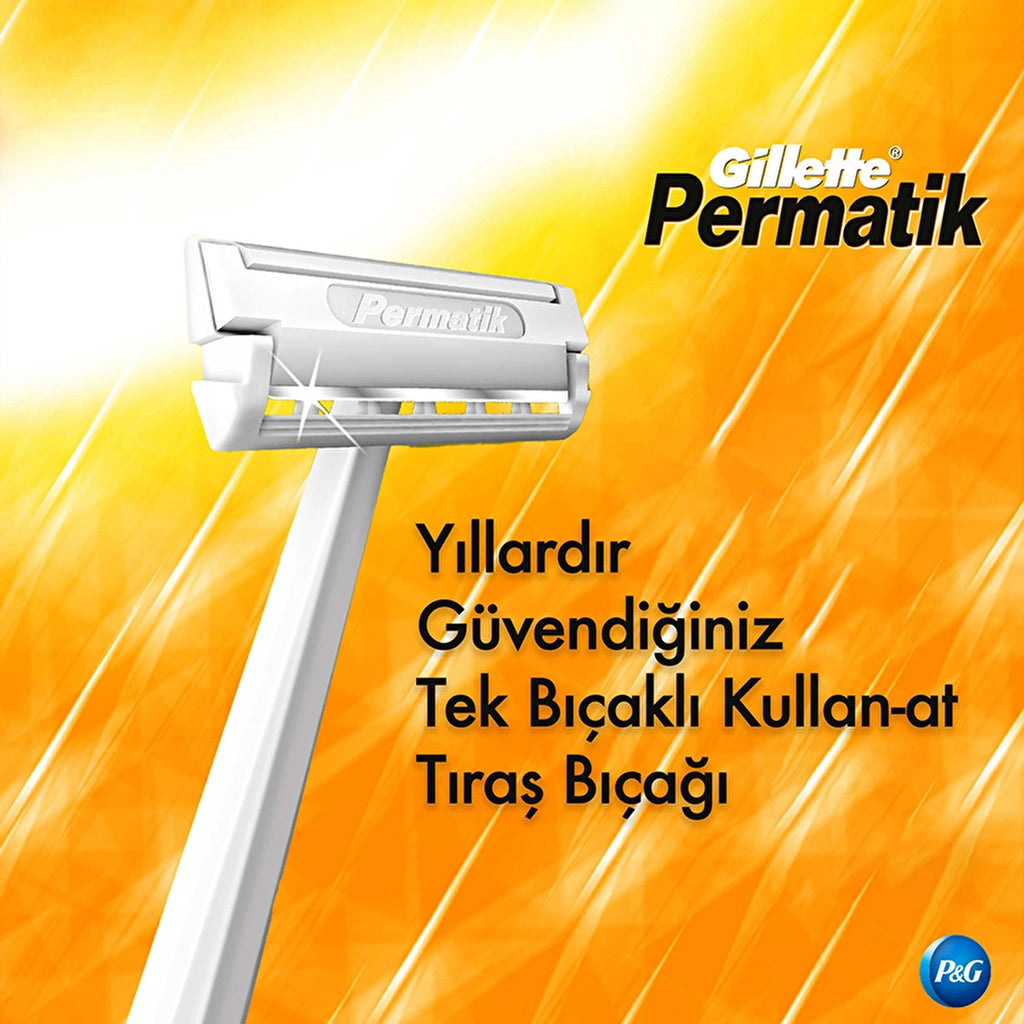 Gillette Permatik 1 Disposable Razor 10 Pack