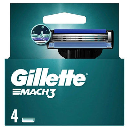 Gillette Mach3 Replacement Razor Blades 4 Pieces
