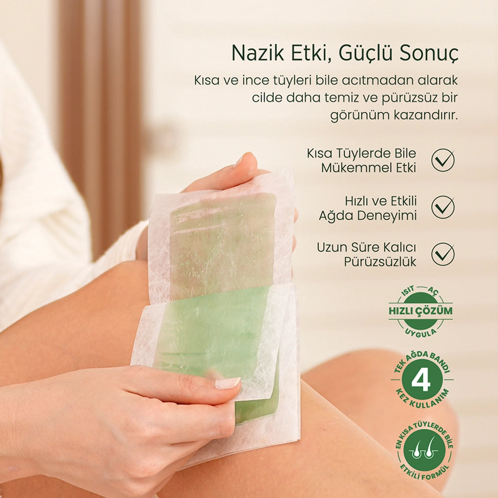Vi-Vet Wax Strip Set Azulen 41 Pack (20 Body Tapes + 8 Face Tapes + 8 Armpit Tapes + 5 Cleansing Wipes)