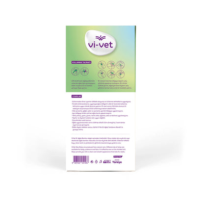 Vi-Vet Wax Strip Set Azulen 41 Pack (20 Body Tapes + 8 Face Tapes + 8 Armpit Tapes + 5 Cleansing Wipes)