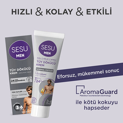 Sesu Depilatory Cream For Men 100 ml