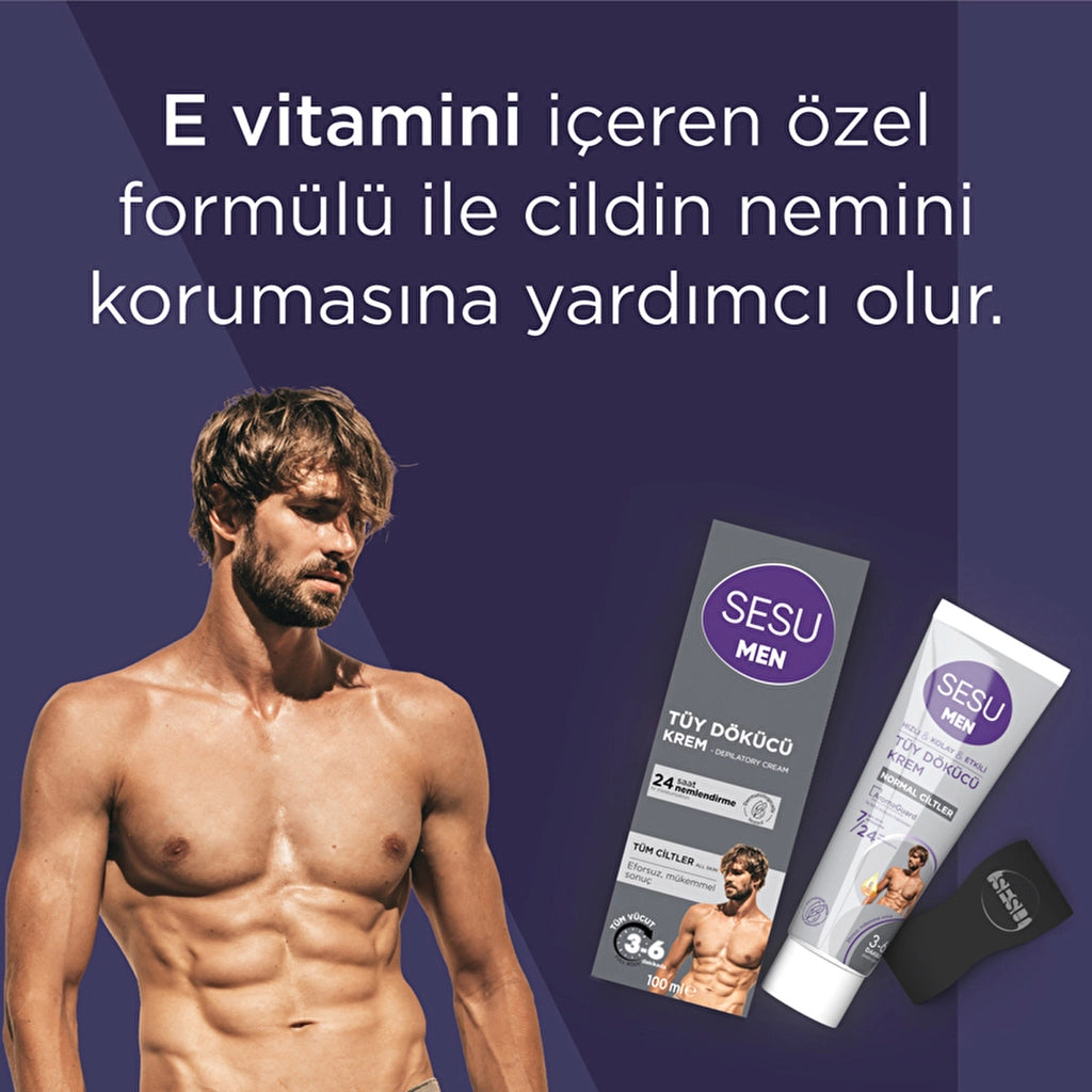 Sesu Depilatory Cream For Men 100 ml