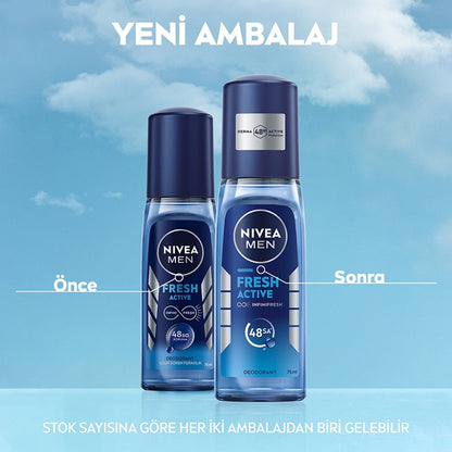 Nivea Men Pump Spray Deodorant 75 ml