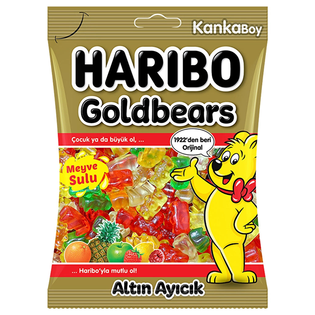 Haribo Golden Teddy Bear Fruit Juicy Mixed Soft Candy 80 gr