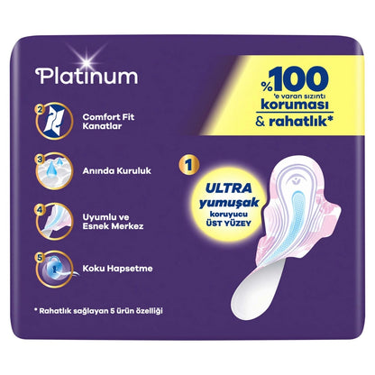 Orkid Platinum Winged Long (Size 2) 7 Pieces Sanitary Pads
