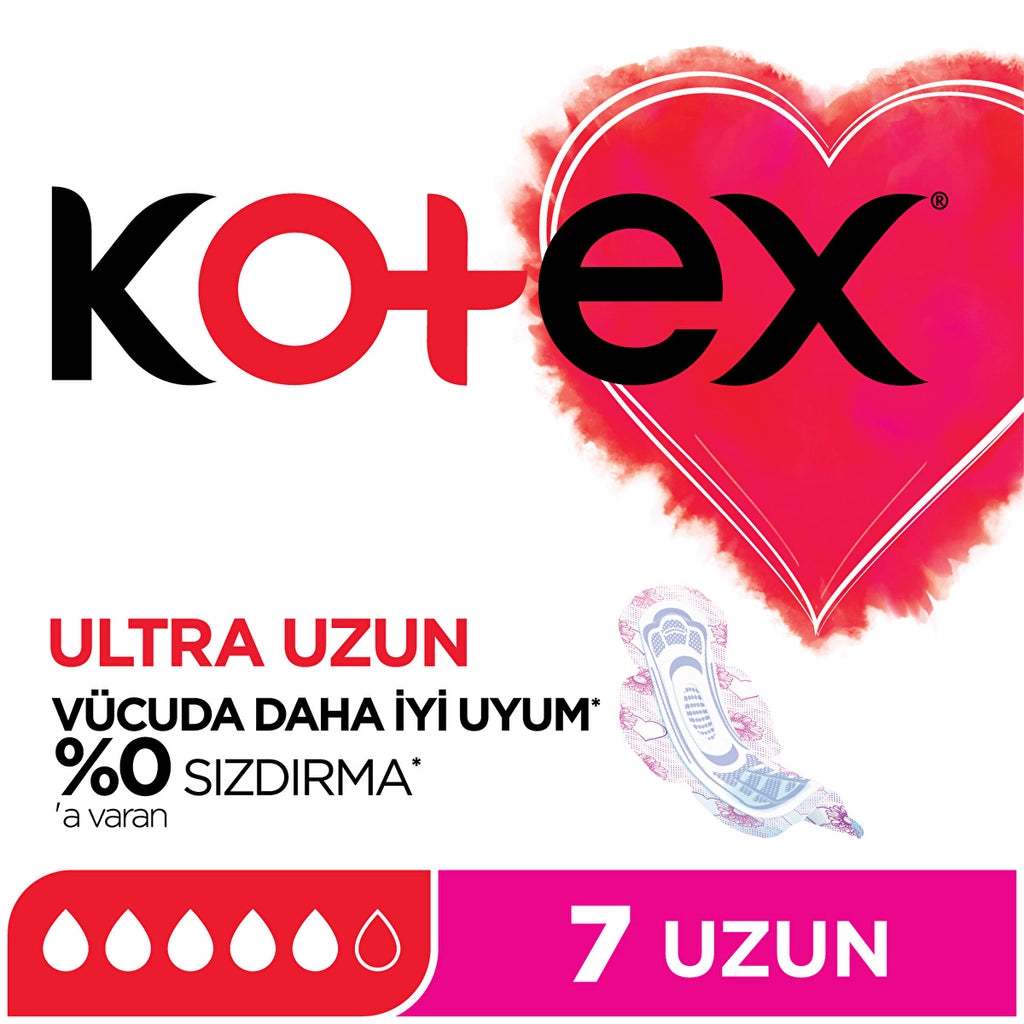 Kotex Ultra Pad Long 7 Pack