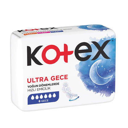 Kotex Ultra Pad Night 6 Pack