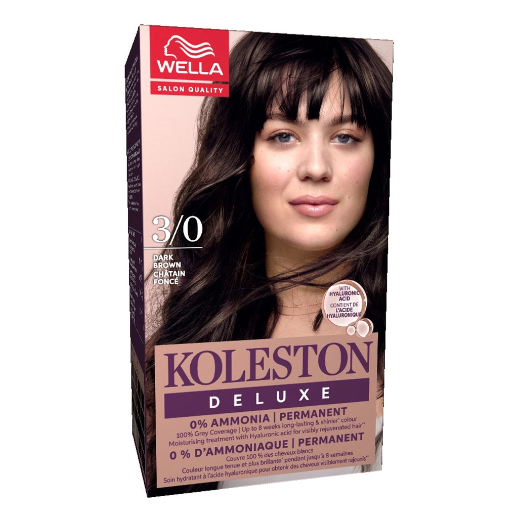 Wella Koleston Deluxe Ammonia-Free Kit Hair Dye 8/0 Light Auburn