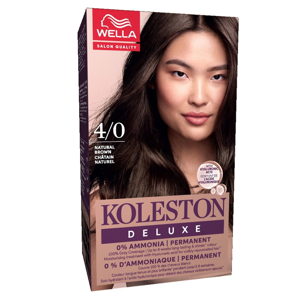 Wella Koleston Deluxe Ammonia-Free Kit Hair Dye 4/15 Dark Ash Brown