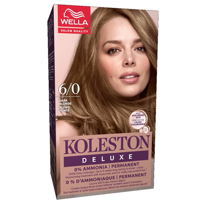 Wella Koleston Deluxe Ammonia-Free Kit Hair Dye 10/1 Extra Light Ashy Auburn