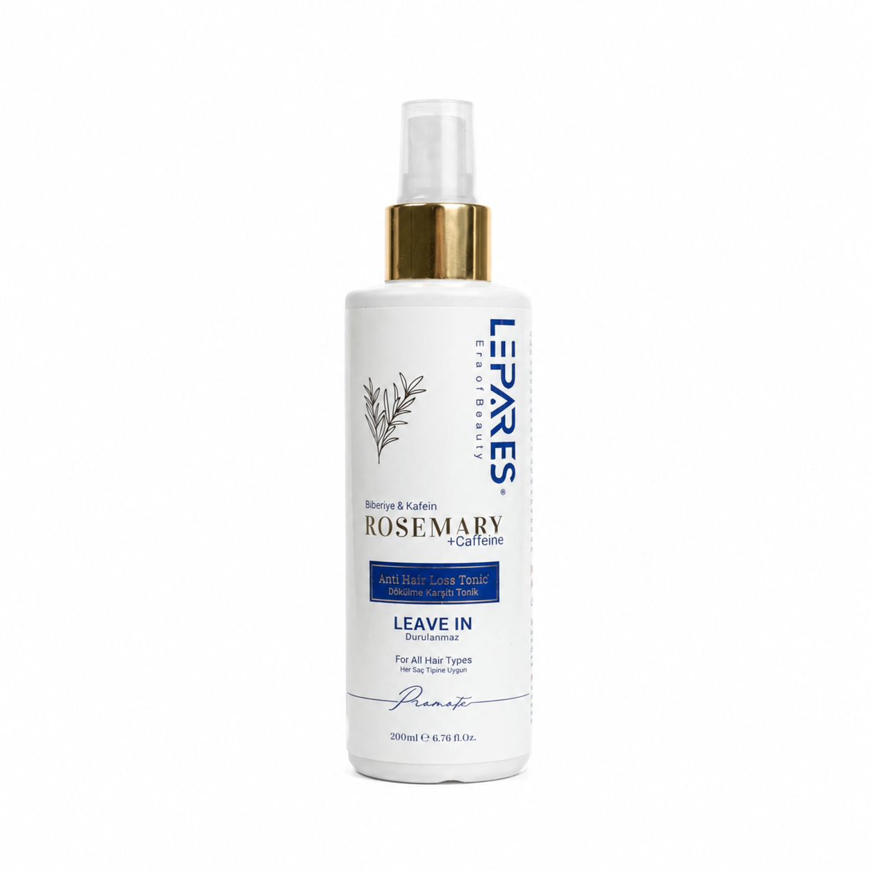 LEPARES Rosemary &amp; Caffeine Anti-Hair Loss Tonic Leave-In 200 ml