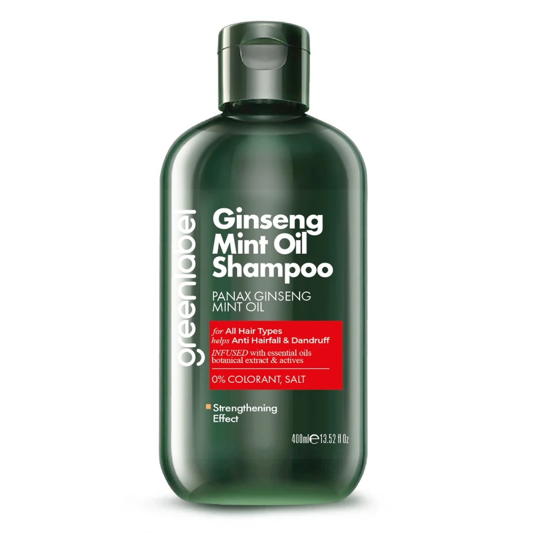 Greenlabel Ginseng &amp; Mint Oil Men’s Shampoo 400 ml