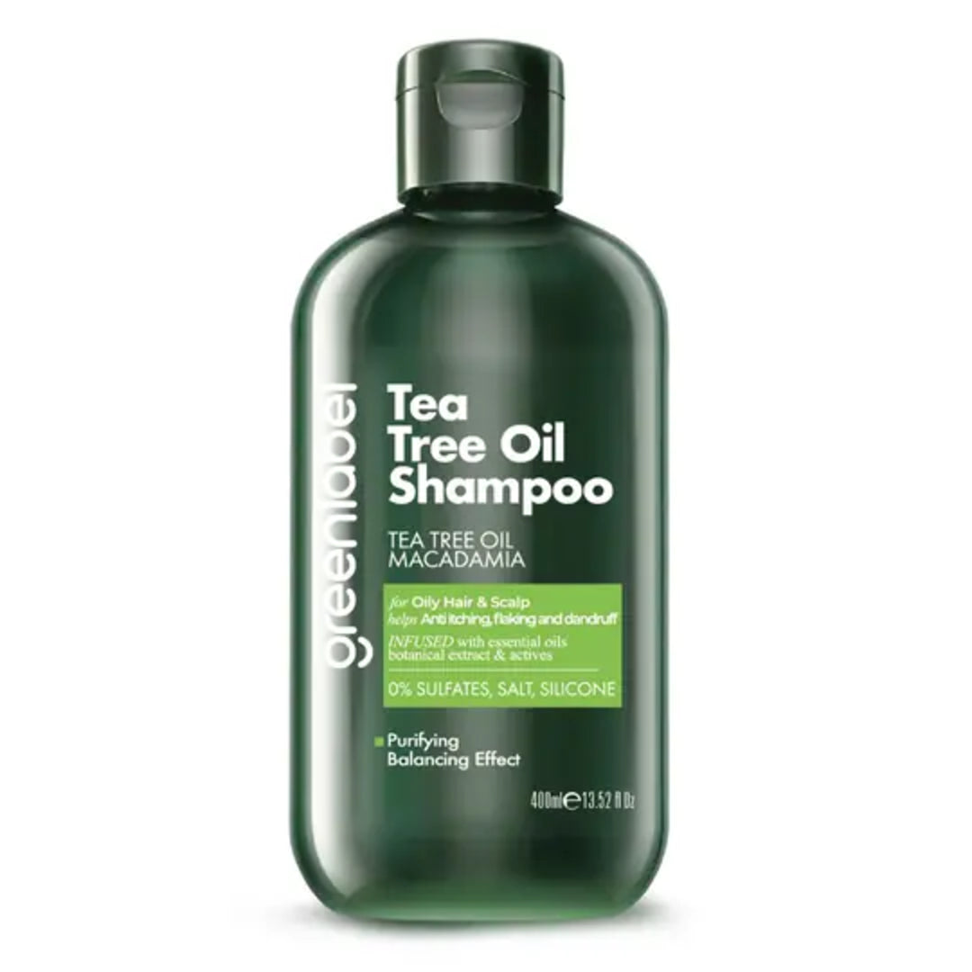 Greenlabel Tea Tree &amp; Macadamia Extract Shampoo 400 ml