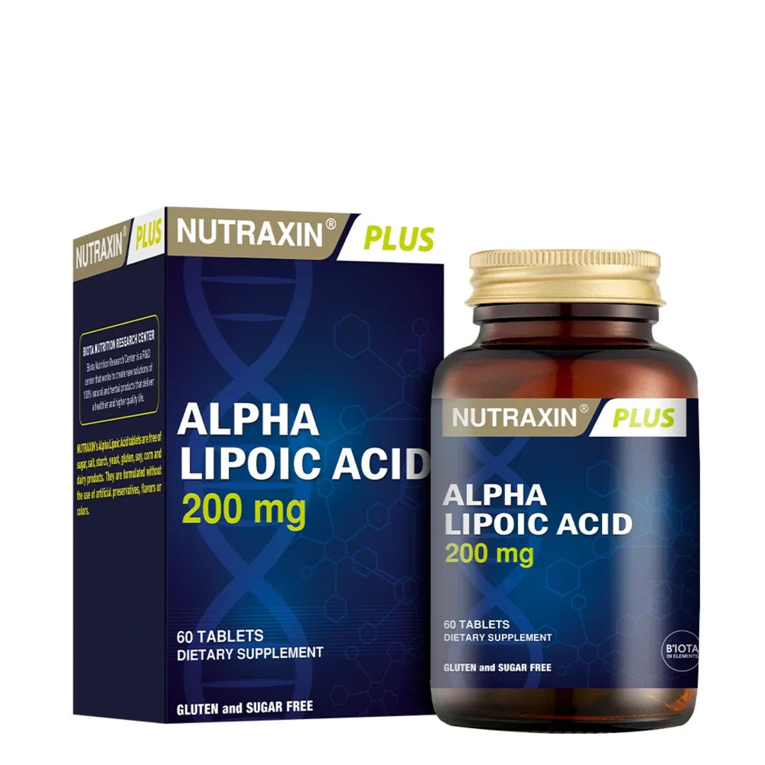 Nutraxin Alpha Lipoic Acid 200 mg – 60 Tablets
