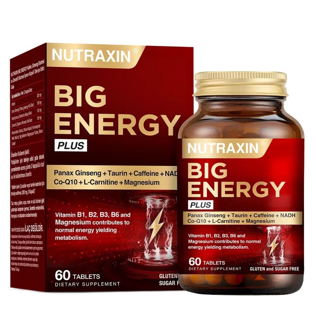 Nutraxin Big Energy Plus – 60 Tablets