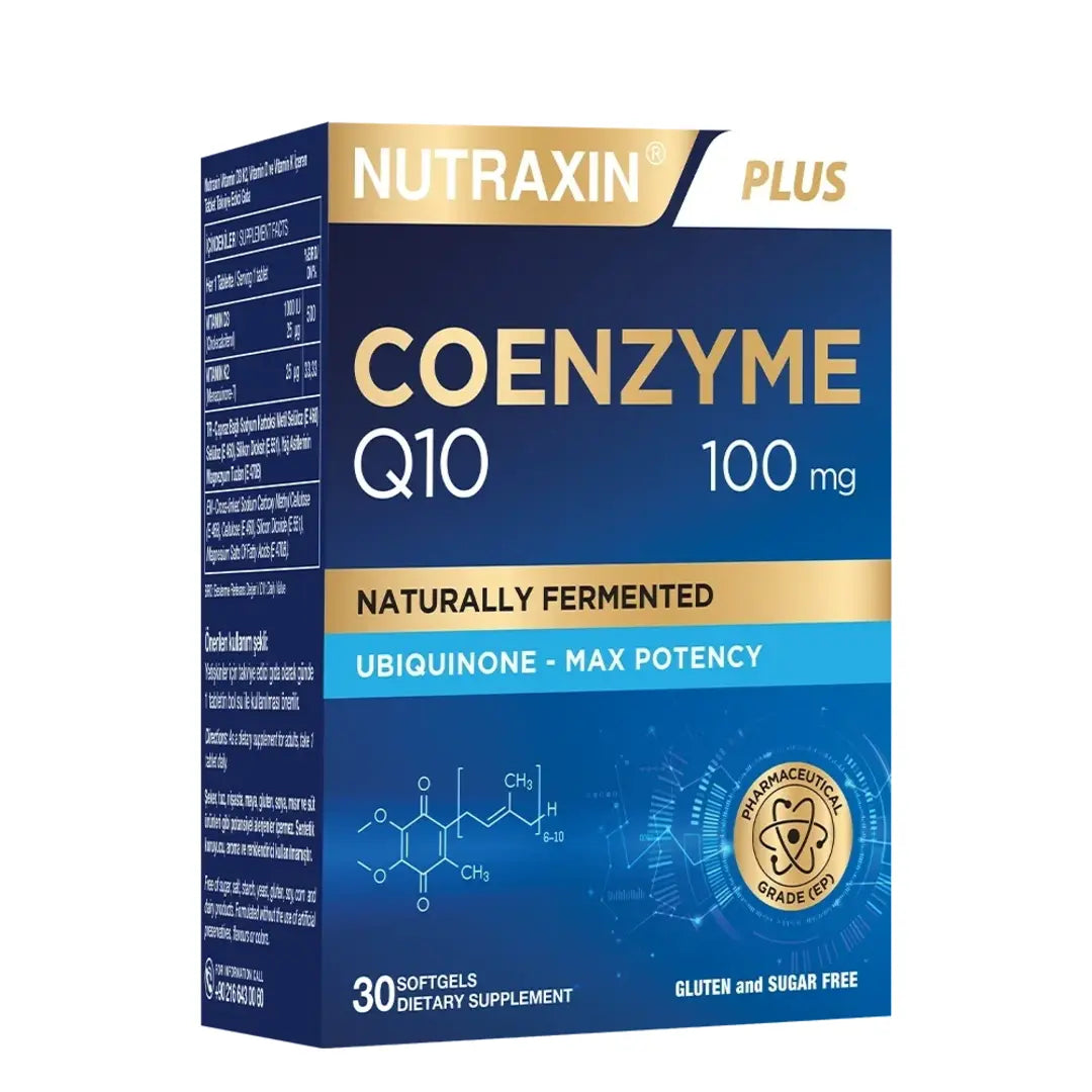 Nutraxin CoQ-10 100 mg – 30 Capsules