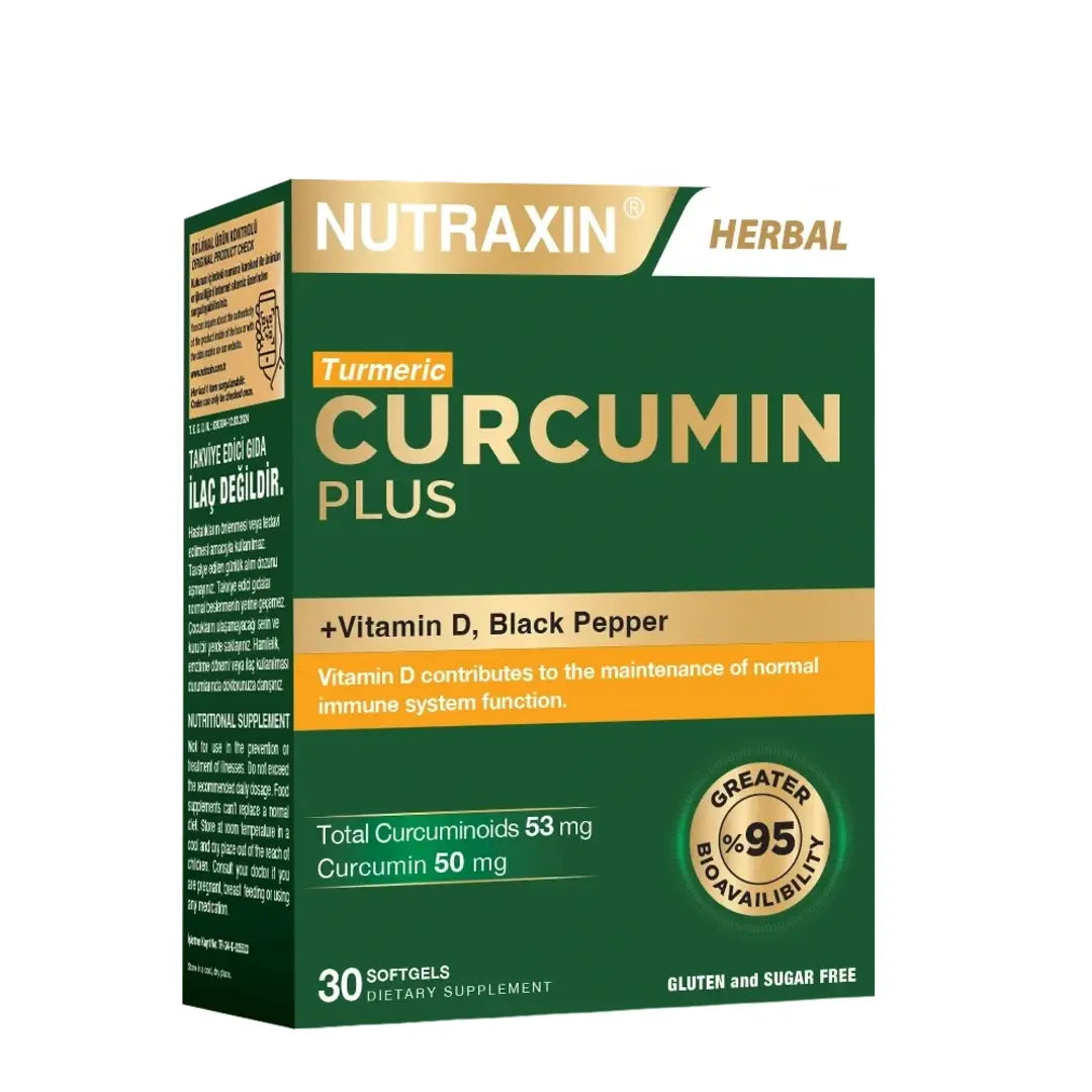 Nutraxin Curcumin Plus - 30 Softgels