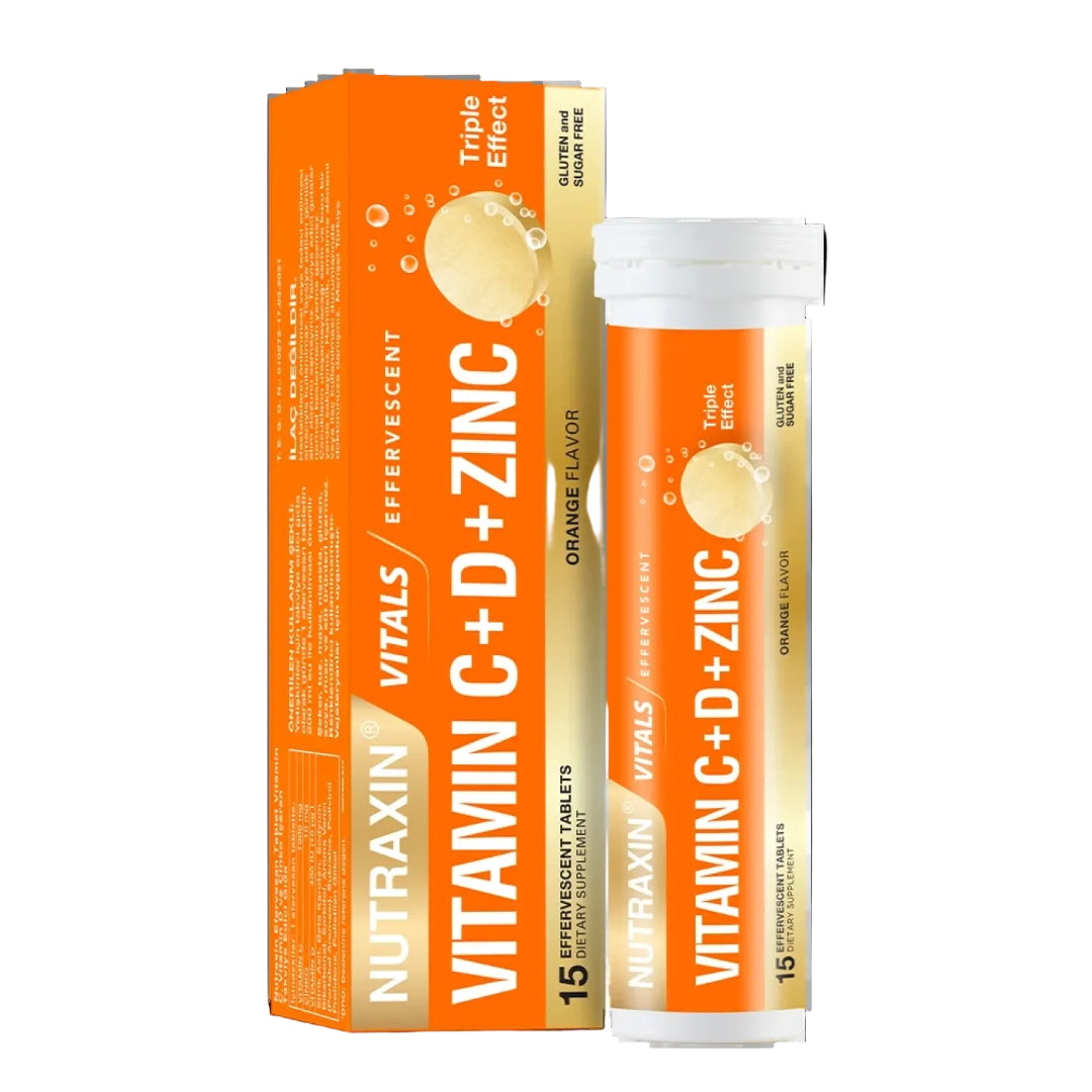 Nutraxin Effervescent Vitamin C-D-Zinc