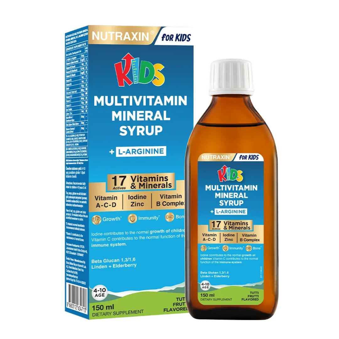 Nutraxin Kids Multivitamin Mineral Syrup - 150 mL