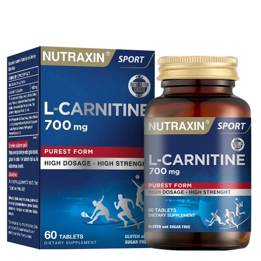 Nutraxin L-Carnitine 700 mg – 60 Tablets