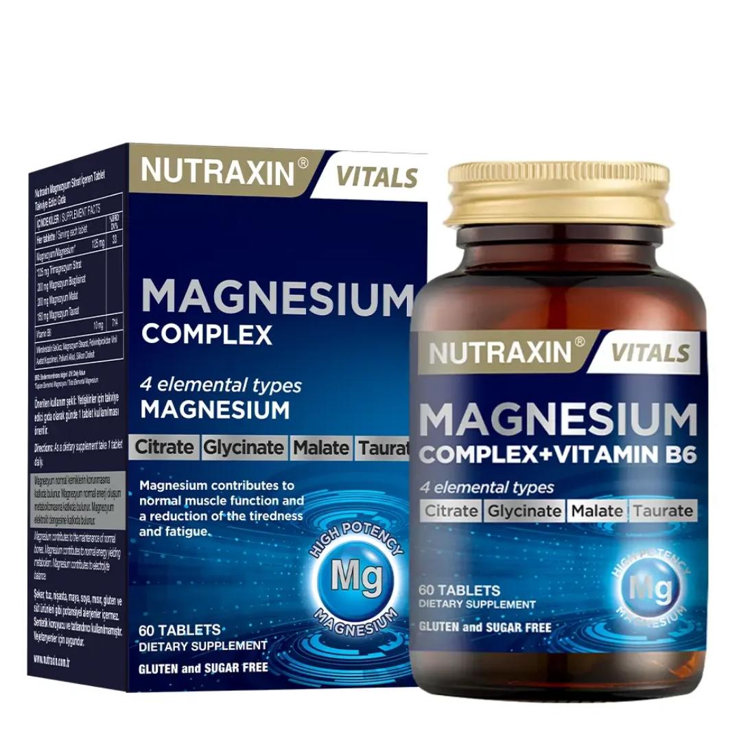 Nutraxin Magnesium Complex - 60 Tablets