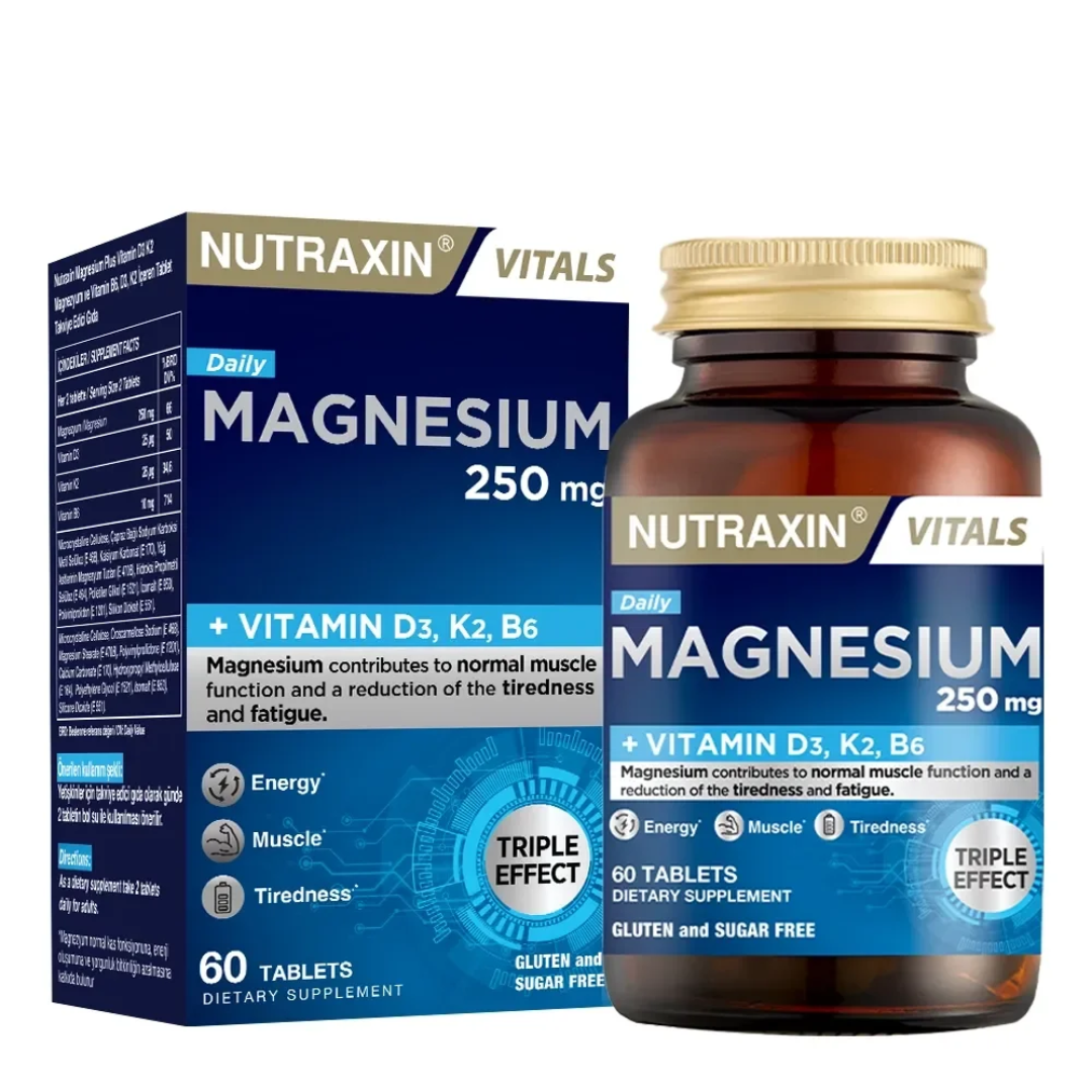 Nutraxin Magnesium Daily 250 mg – 60 Tablets
